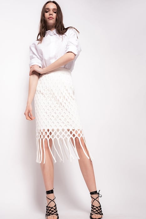 TELDE GONNA RETE CON FRANGE BEIGE G. MAROSO 5