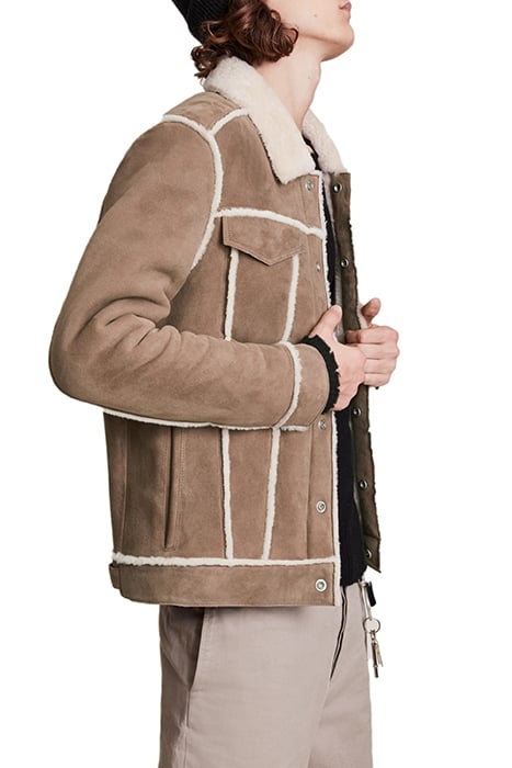 HAYLE SHEARLING JACK MOCHA/NATURAL 6