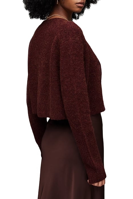 WICK CARDIGAN SHIRAZ RED 2