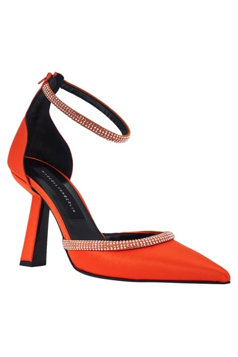 EMBELLISHED ANKLE-STRAP PUMPS FLAME 2