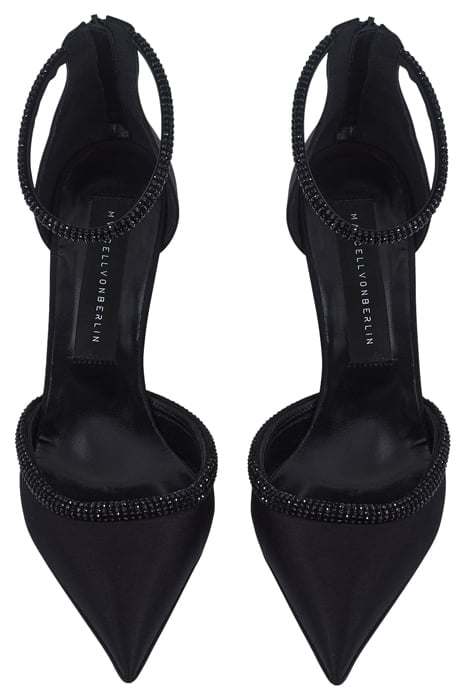 EMBELLISHED ANKLE-STRAP PUMPS BLACK 3