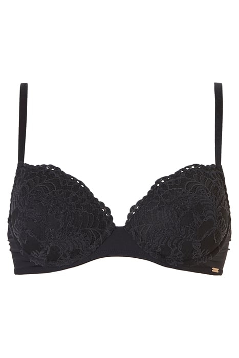 CO BRA TSHIRT DONNA VELVET LACE BLACK 1