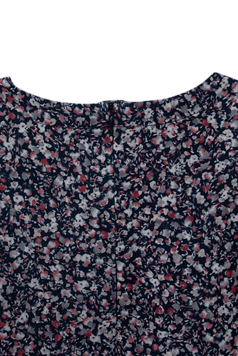 GIRLS’ DARK NAVY MICROFLOWER PRINT DRESS NAVY 3