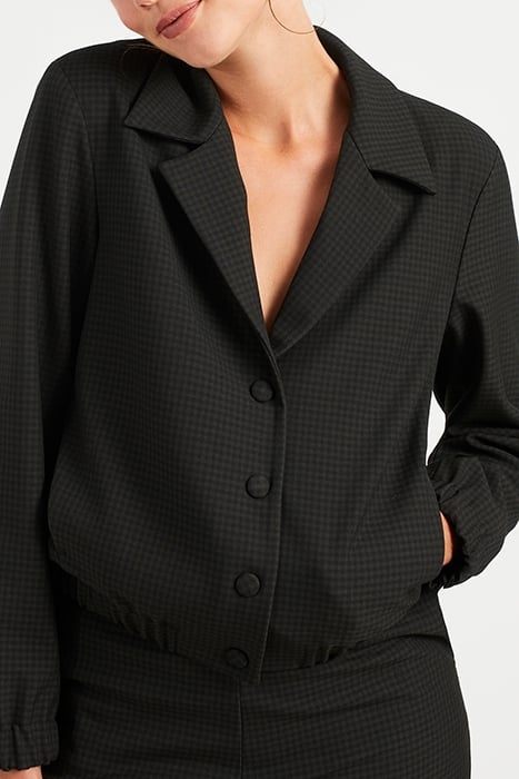 KHAKI CHECK JACKET 4