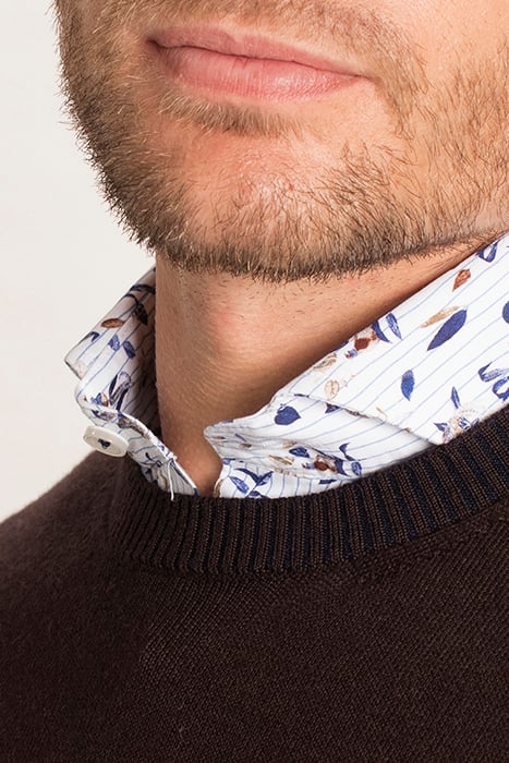 MER VANISE ROUND-NK SF SWT BROWN 5