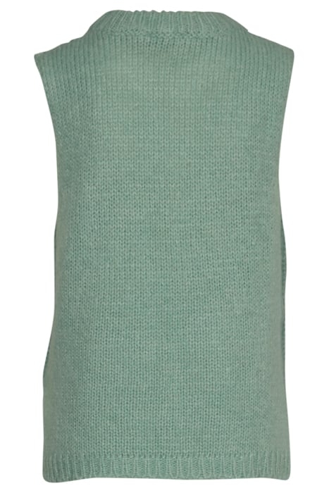 CREW NECK DEBARDEUR GREEN 4