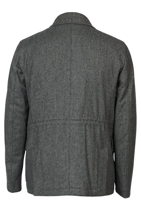 MULTI PKT QUILTED BLAZER GREY 5