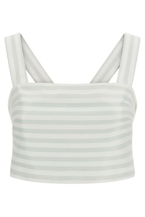 MARTINA TOP SOLID PEACEFUL SKY STRIPES 5