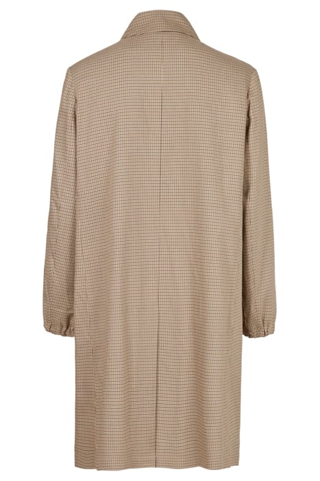 AXON COAT BROWN/BEIGE CHECK 6