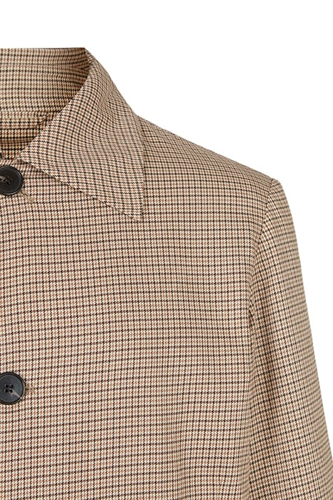 AXON COAT BROWN/BEIGE CHECK 7