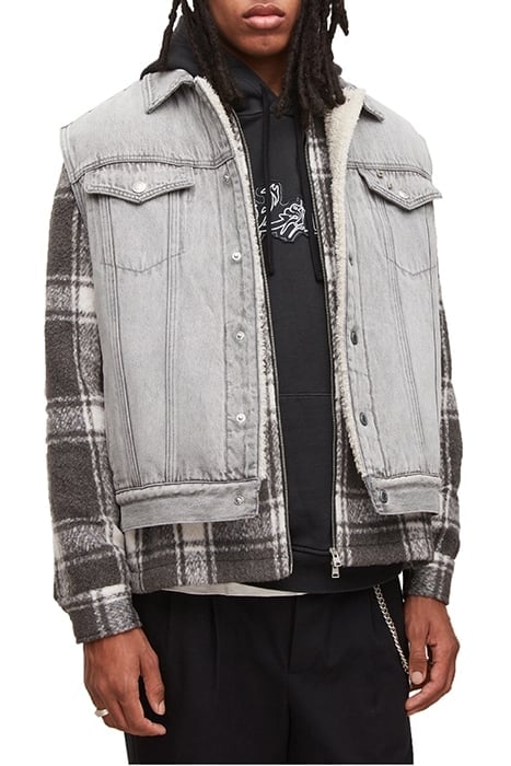 KAIMUKI SLEEVELESS J WASHED GREY 1