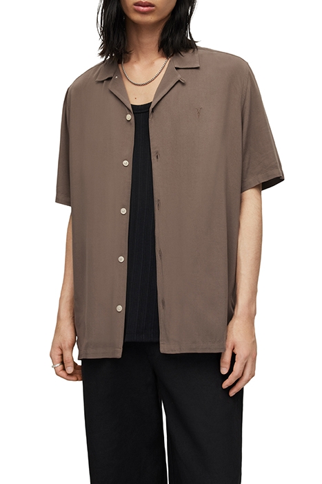 VENICE SS SHIRT WOOD BROWN 1