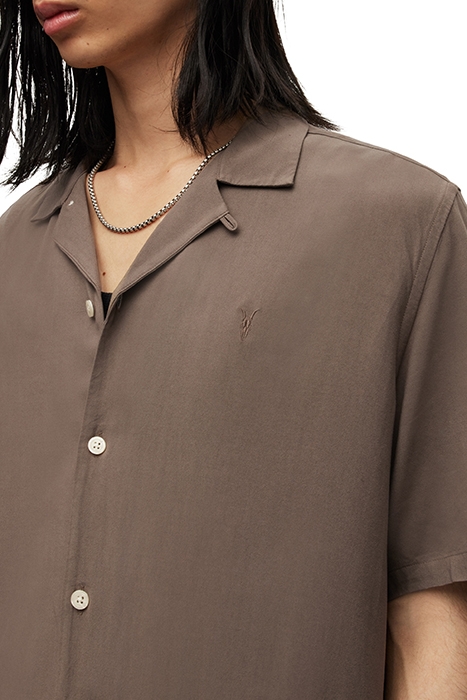 VENICE SS SHIRT WOOD BROWN 4