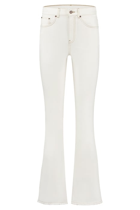 BELLA FLARE JEANS BLANC 1