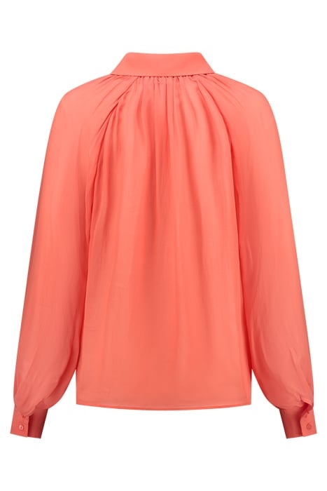 RUNA LOOSE BLOUSE DEEP SEA CORAL 2