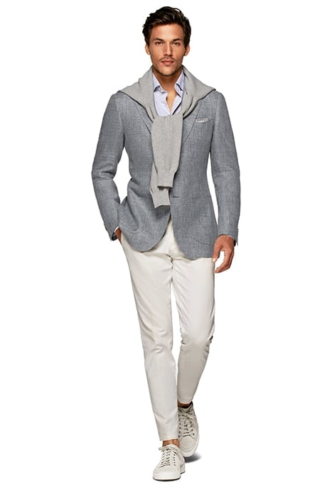 LIGHT GREY HAVANA BLAZER 2