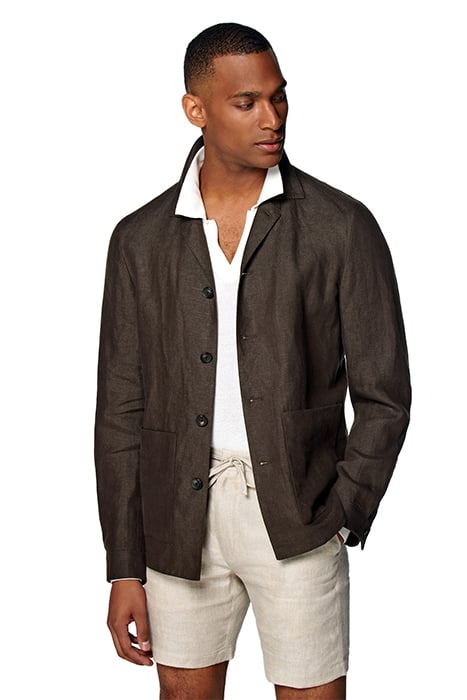 DARK BROWN WALTER SHIRT JACKET 1