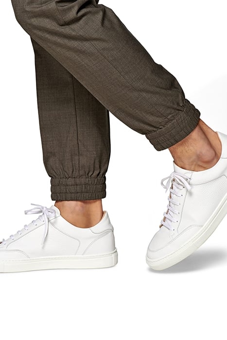 MID BROWN DRAWSTRING AMES TROUSERS 6