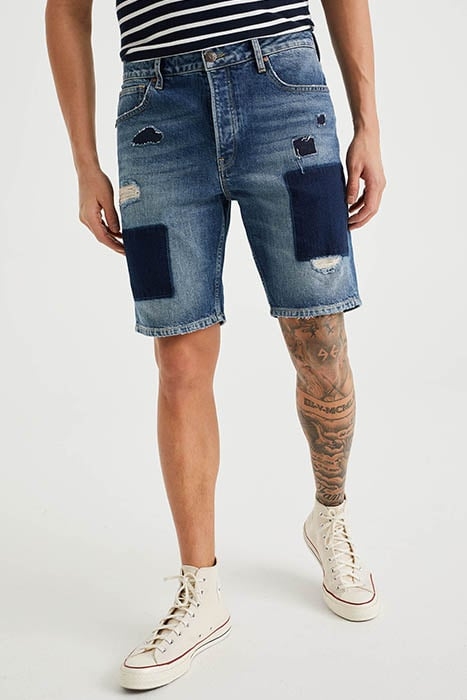 5-POCKET MID WAIST DARK BLUE 2