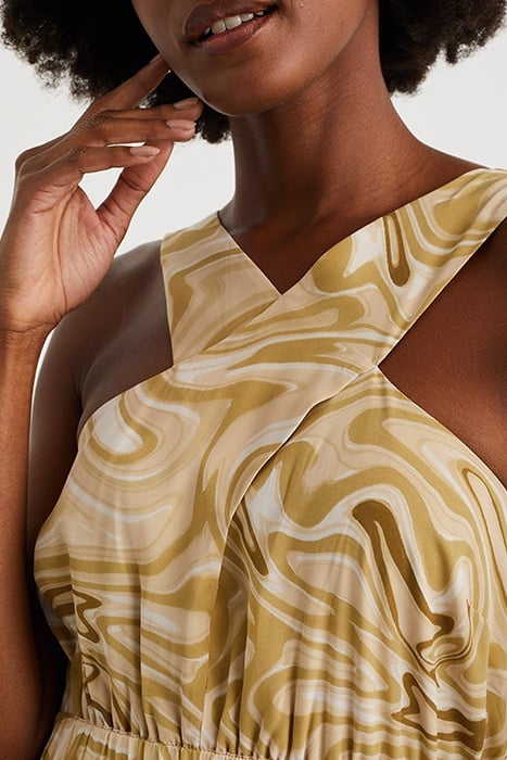 DRESS MID LENGTH BEIGE 4