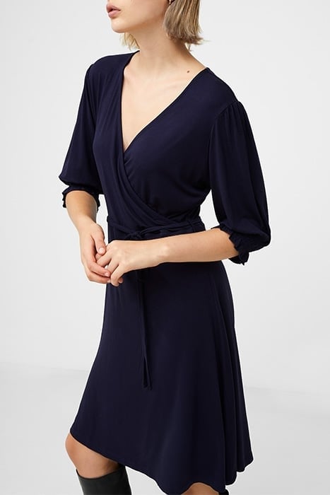 WRAP PLAIN K DK NAVY 4