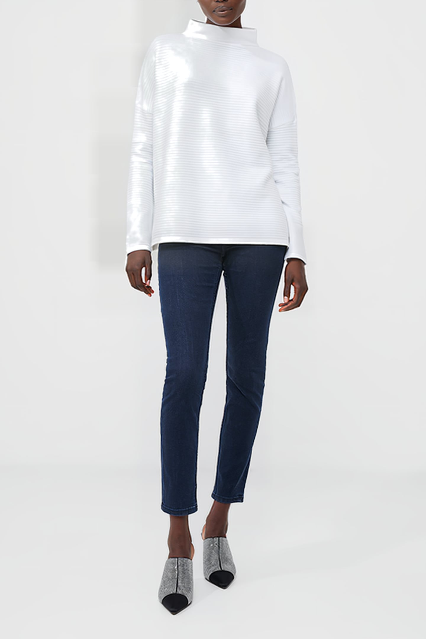 BABYSOFT LENA LS HIGH NK JUMPR WINTER WHITE 3