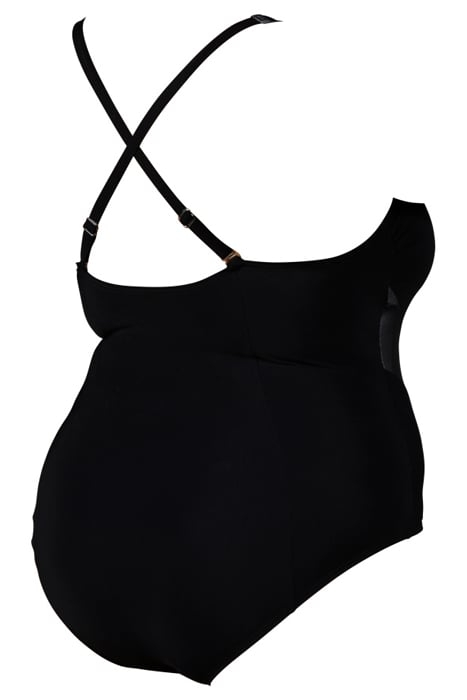 W ISABEL LIGHT CROSS BACK ONE PIECE PLUS BLACK WHITE 4