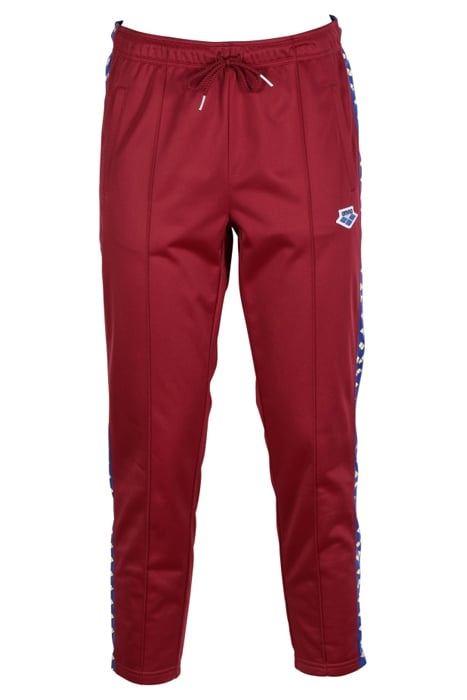 W 7/8 TEAM PANT BURGUNDY NEON BLUE BUTTER 1