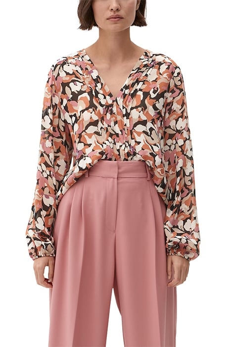 BLOUSES LONGSLEEVE GREY/BLACK 2