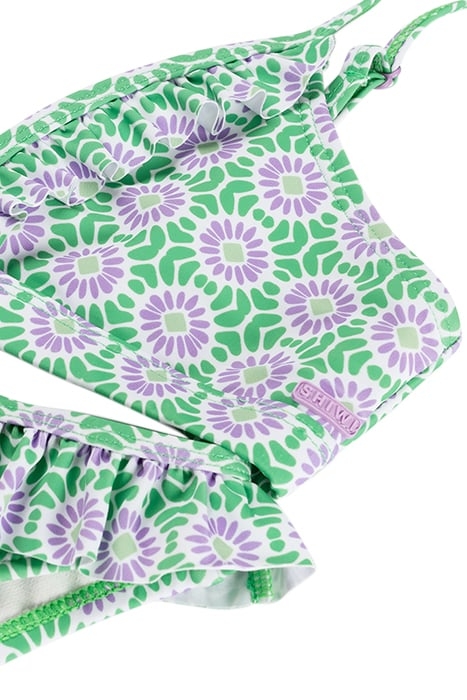 GIRLS BLAKE BIKINI SET PORTO TILE FRESH GREEN FRESH GREEN 3