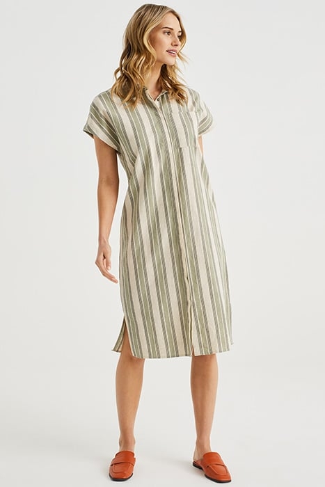 DRESS MID LENGTH GREEN 2