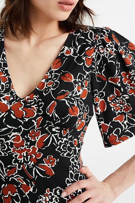 DRESS MID LENGTH BLACK 5