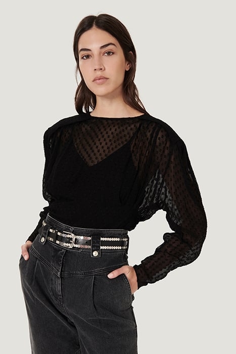 DRAKE BLOUSE IN BLACK TOP 4
