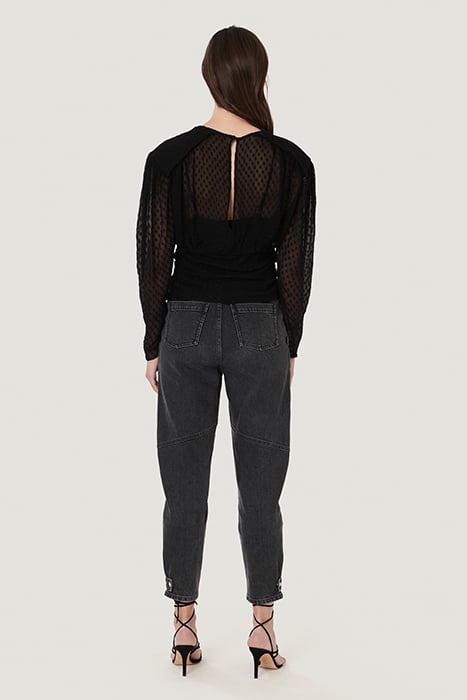 DRAKE BLOUSE IN BLACK TOP 3