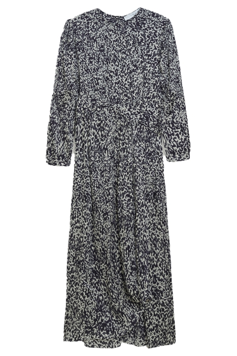 ROMERI DRESS IN ECRU/BLACK/BROWN DRESS 5