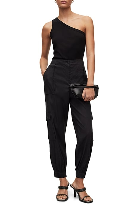 FRIEDA LINEN TROUSER BLACK 4