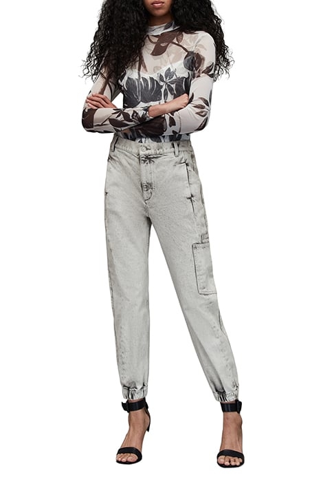 LEA CARGO JOGGER SNOW GREY 2