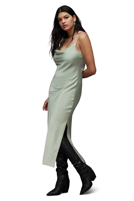 HADLEY DRESS PISTACHIO GREEN 3