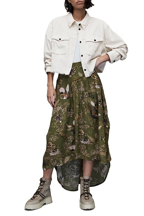 ZIVA CORD SHIRT ALMOND WHITE 3