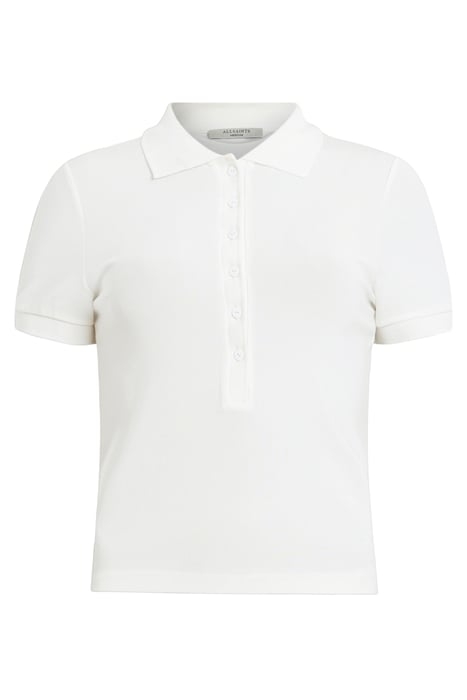 HALLIE SS POLO CHALK WHITE 5