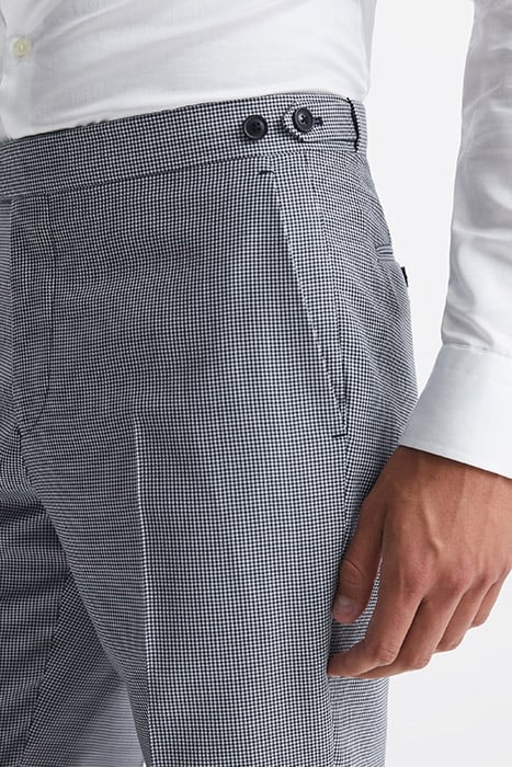 GRANGE SUIT PANTS NAVY/WHITE 4