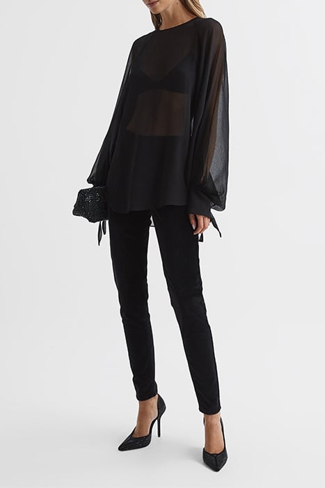 LUX SKINNY PANTS BLACK 4