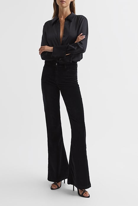 PRIA WIDE-LEG & FLARED PANTS BLACK 3