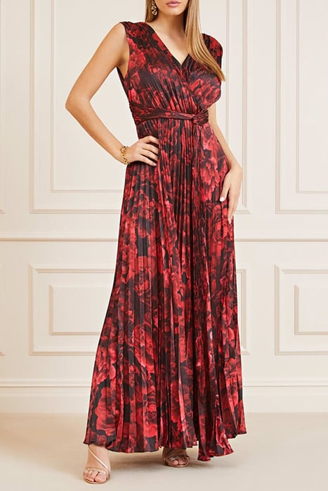 ANNIKA MAXI DRESS PASSION FLOWER PRINT 3