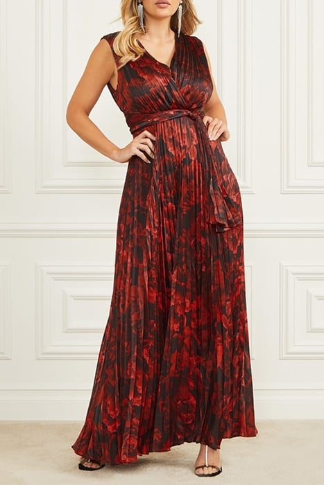 ANNIKA MAXI DRESS PASSION FLOWER PRINT 1