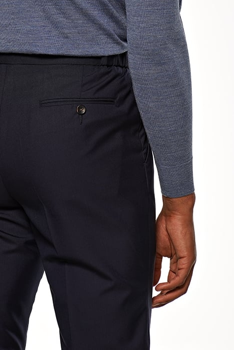 NAVY DRAWSTRING AMES TROUSERS 5