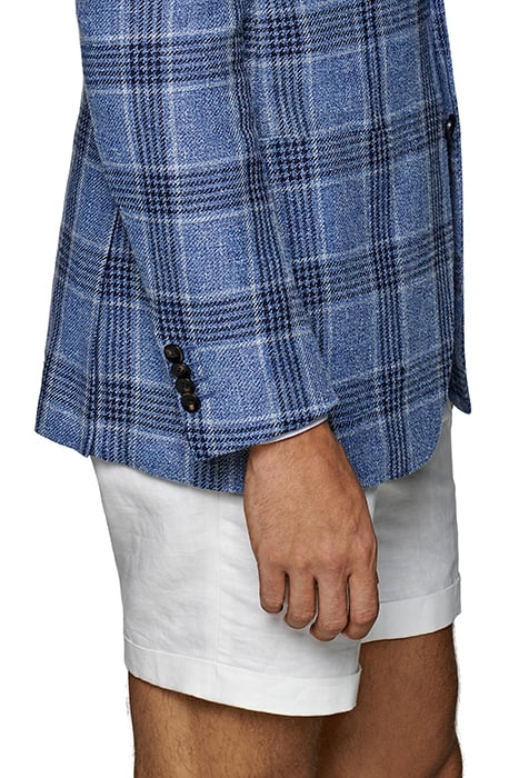 LIGHT BLUE CHECKED HAVANA BLAZER 6