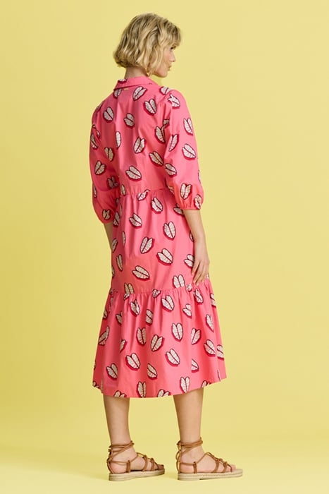 DRESS - LEAF IT PINK 2