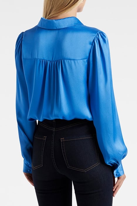 REN SATIN BUTTON THROUGH BLOUSE PLUNGE POOL 2