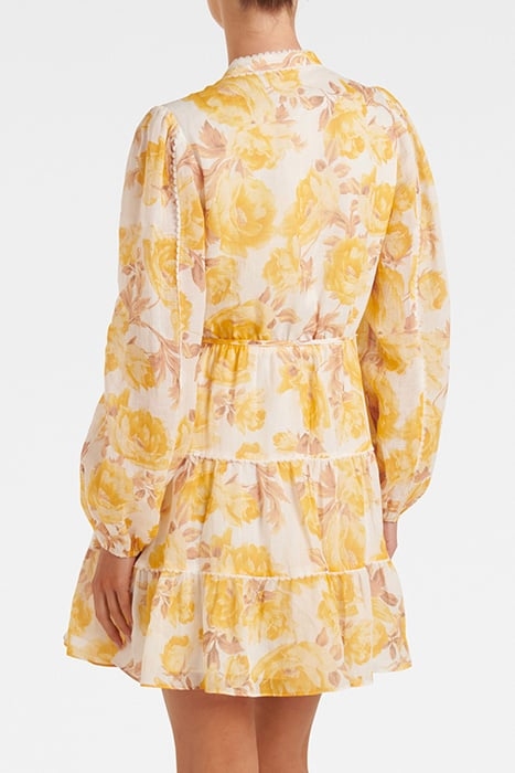 FLEUR SKATER MINI DRESS HADLEY FLORAL 2